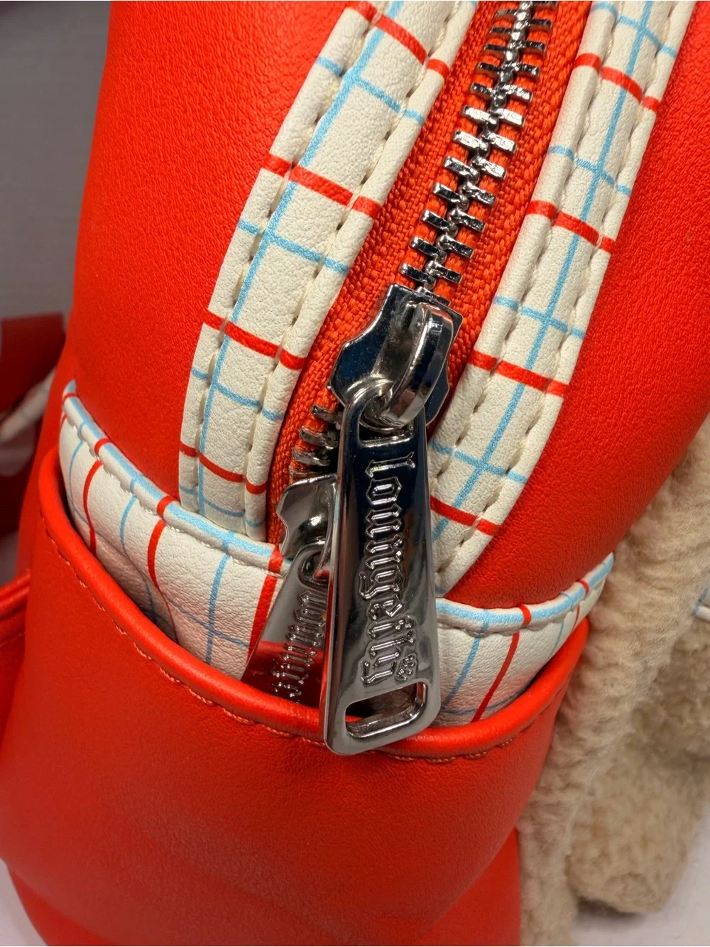 Marvel Loungefly Spider-Man With Great Power Faux Fur Mini Backpack
